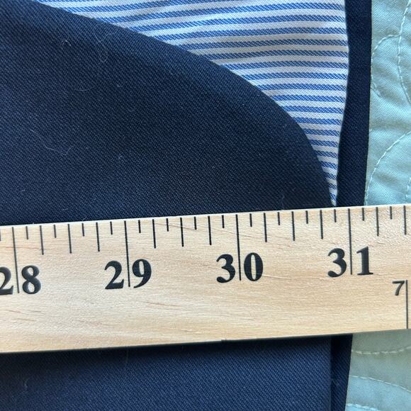 Tommy Hilfiger Navy Blue 2 Button Blazer 100% Wool - Picture 11 of 12